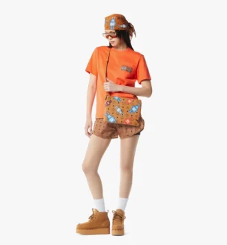 Aren Crossbody Pouch in Visetos Rabot