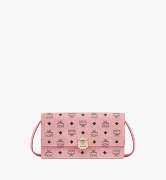 Aren Crossbody Wallet in Visetos