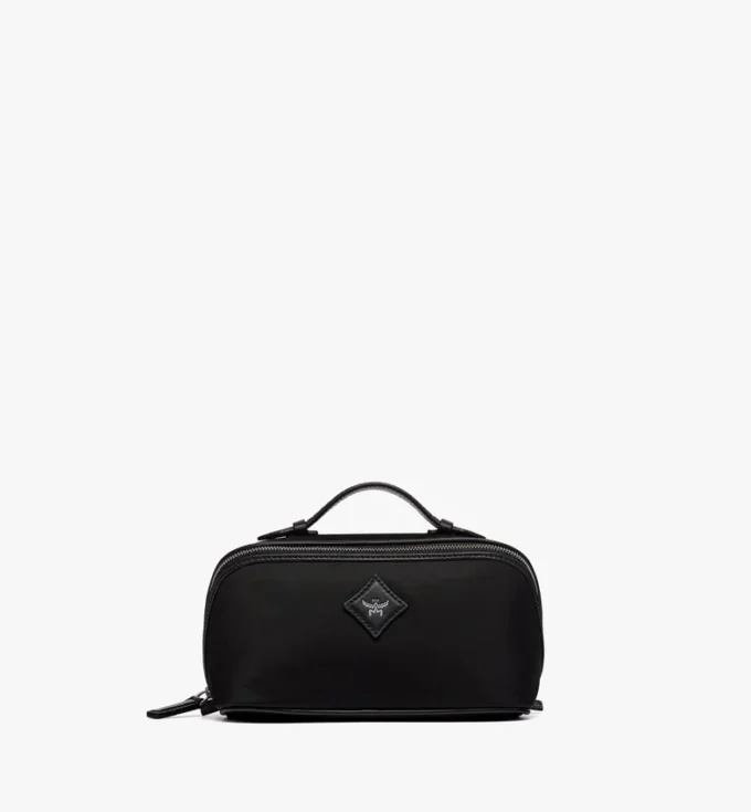 Beauty case Ottomar in Econyl® e pelle Beauty case Ottomar in Econyl® e pelle
