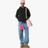 Borsa a coulisse Dessau Drawstring in pelle con Maxi Monogram Borsa a coulisse Dessau Drawstring in pelle con Maxi Monogram