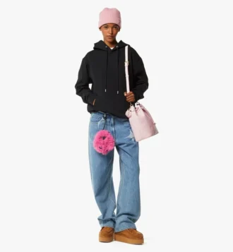 Borsa a coulisse Dessau Drawstring in pelle con Maxi Monogram