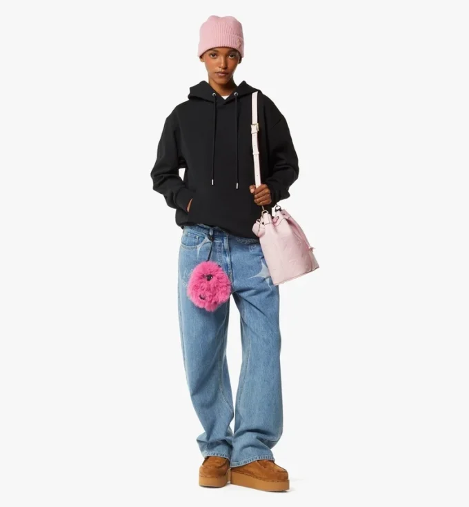 Borsa a coulisse Dessau Drawstring in pelle con Maxi Monogram Borsa a coulisse Dessau Drawstring in pelle con Maxi Monogram
