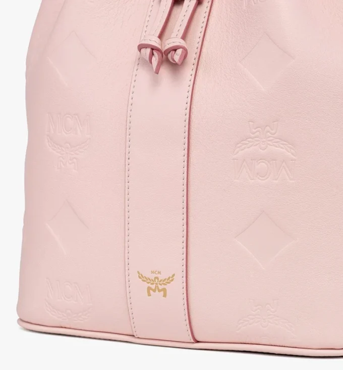Borsa a coulisse Dessau Drawstring in pelle con Maxi Monogram Borsa a coulisse Dessau Drawstring in pelle con Maxi Monogram