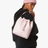 Borsa a coulisse Dessau Drawstring in pelle con Maxi Monogram Borsa a coulisse Dessau Drawstring in pelle con Maxi Monogram