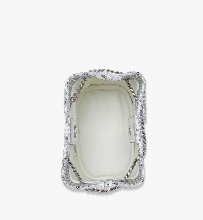 Borsa a secchiello Himmel in pelle Monogram con paillettes Borsa a secchiello Himmel in pelle Monogram con paillettes