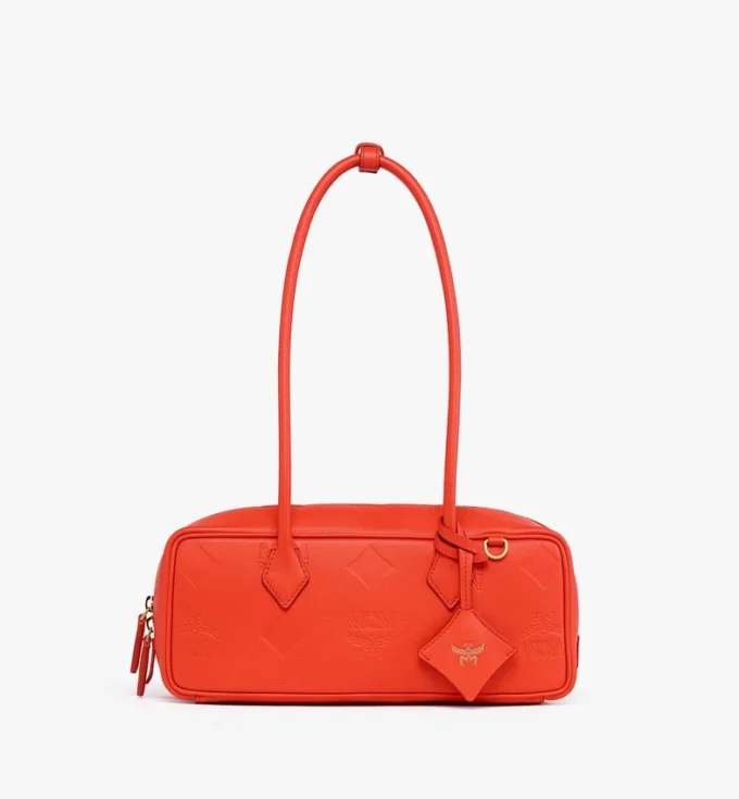 Borsa a tracolla Aren East West in pelle Maxi Monogram Borsa a tracolla Aren East West in pelle Maxi Monogram