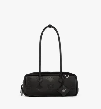 Borsa a tracolla Aren East West in pelle Maxi Monogram