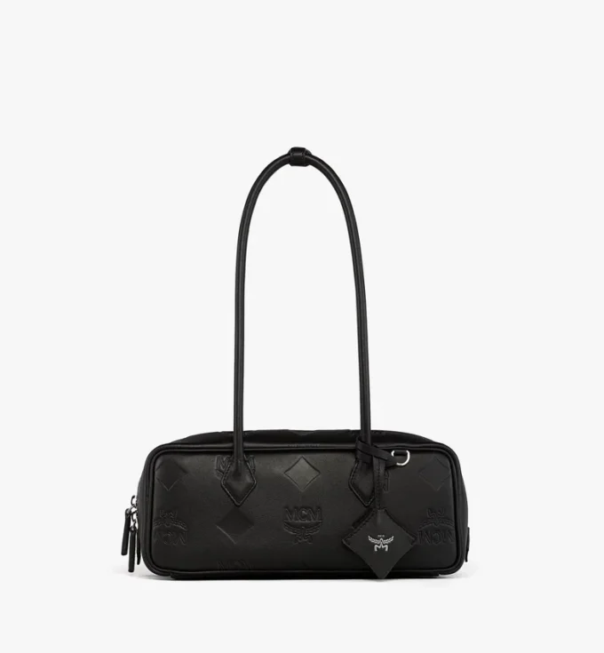 Borsa a tracolla Aren East West in pelle Maxi Monogram Borsa a tracolla Aren East West in pelle Maxi Monogram