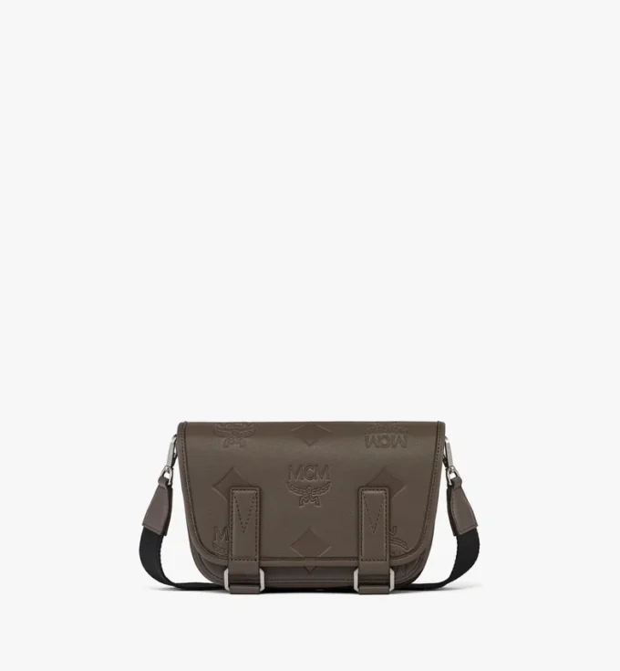 Borsa a tracolla Aren in pelle con Maxi Monogram Borsa a tracolla Aren in pelle con Maxi Monogram
