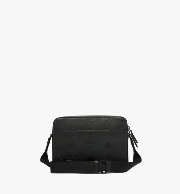 Borsa a tracolla Aren in pelle con Maxi Monogram Borsa a tracolla Aren in pelle con Maxi Monogram