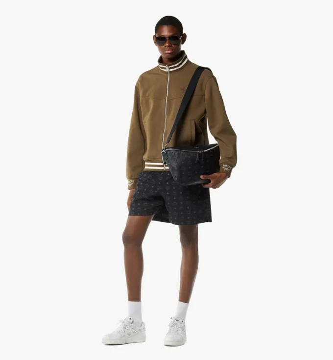 Borsa a tracolla Diamant 3D in mix di pelle Visetos