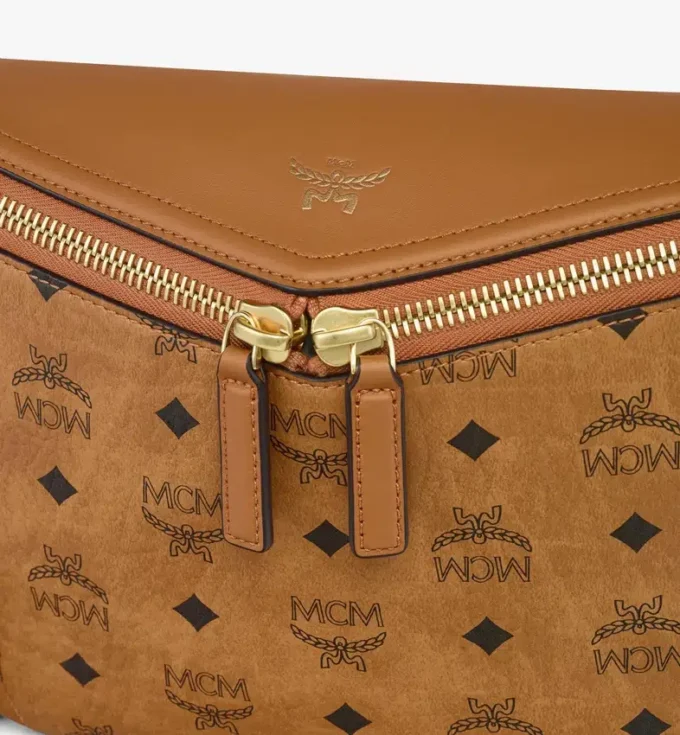 Borsa a tracolla Diamant 3D in mix di pelle Visetos