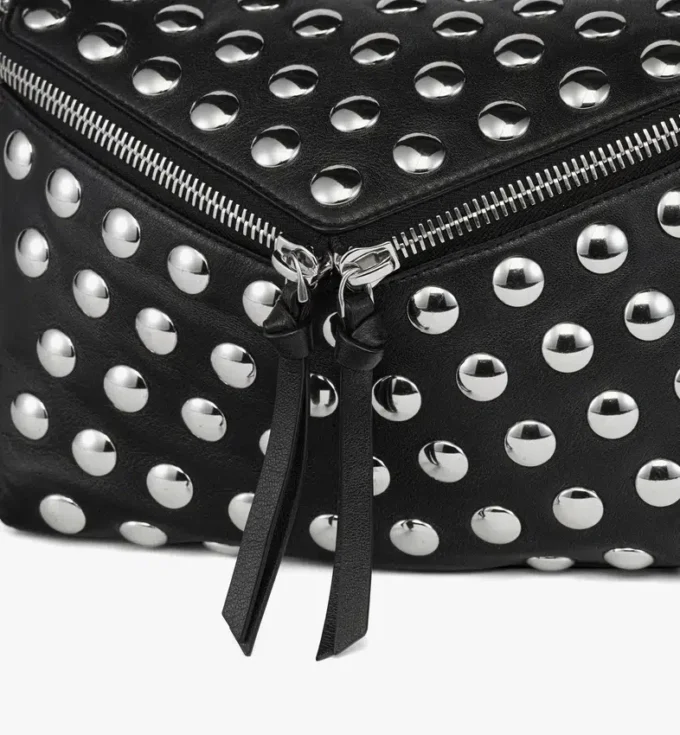 Borsa a tracolla Diamant 3D in pelle di agnello Galactic Gala