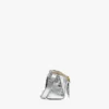 Borsa a tracolla Diamant 3D in pelle di vitello metallizzata Borsa a tracolla Diamant 3D in pelle di vitello metallizzata