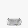 Borsa a tracolla Diamant 3D in pelle di vitello metallizzata Borsa a tracolla Diamant 3D in pelle di vitello metallizzata