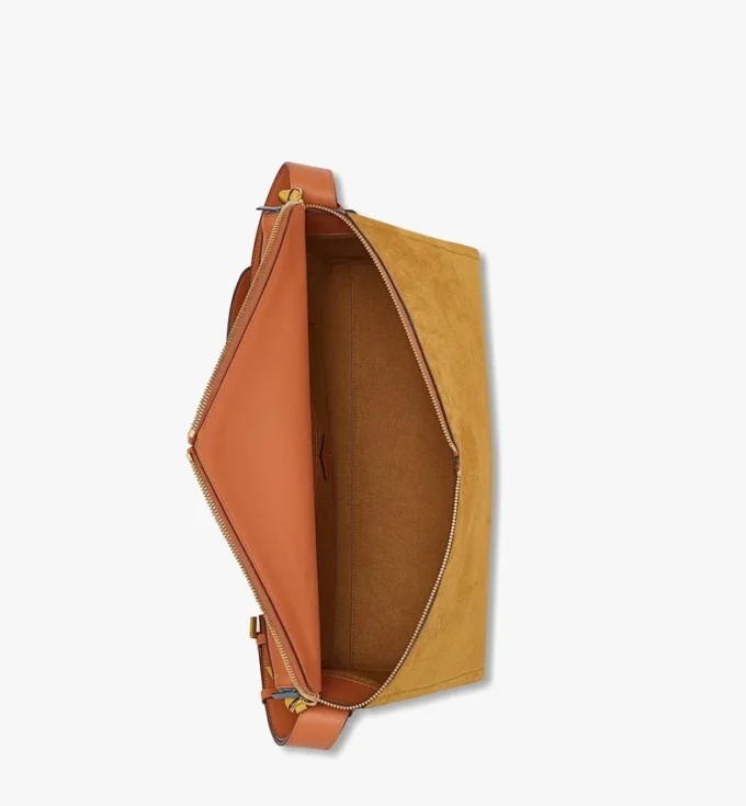 Borsa a tracolla Diamant 3D in pelle scamosciata e pelle di vitello Borsa a tracolla Diamant 3D in pelle scamosciata e pelle di vitello