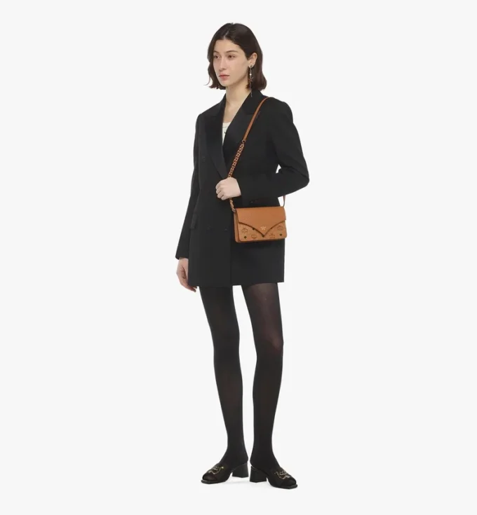 Borsa a tracolla Diamond in mix di pelle Visetos Borsa a tracolla Diamond in mix di pelle Visetos
