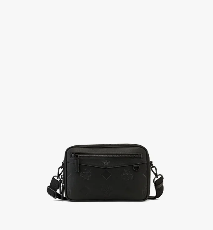 Borsa a tracolla Diamond in pelle con Maxi Monogram Borsa a tracolla Diamond in pelle con Maxi Monogram