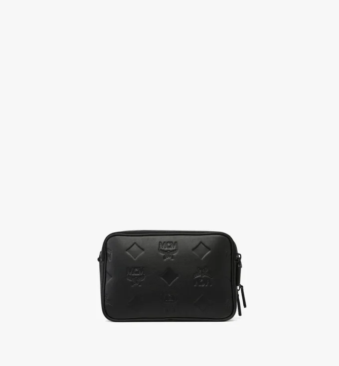 Borsa a tracolla Diamond in pelle con Maxi Monogram Borsa a tracolla Diamond in pelle con Maxi Monogram