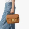 Borsa a tracolla Tracy in mix di pelle Visetos