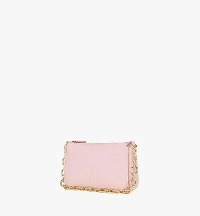 Borsa Aren Crossbody in pelle Maxi Monogram Borsa Aren Crossbody in pelle Maxi Monogram