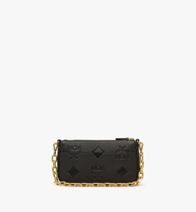 Borsa Aren Crossbody in pelle Maxi Monogram Borsa Aren Crossbody in pelle Maxi Monogram