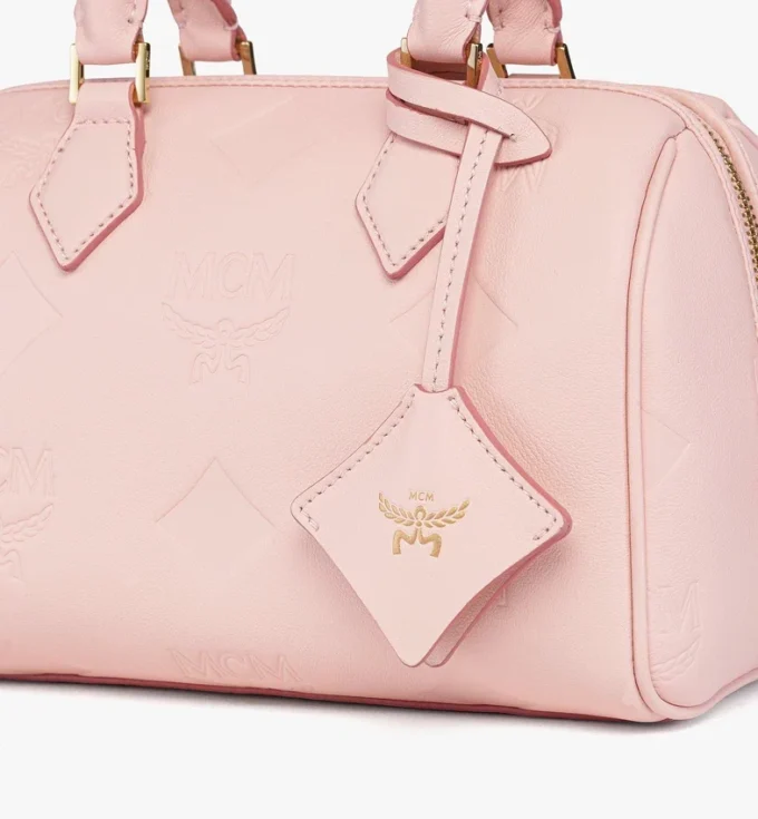 Borsa Boston Ella in pelle con Maxi Monogram