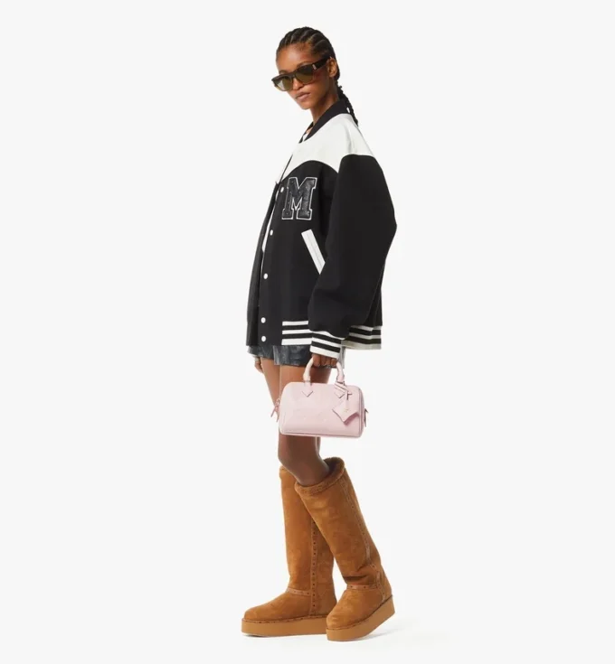 Borsa Boston Ella in pelle con Maxi Monogram