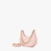 Borsa Hobo Aren Crescent in pelle con Maxi Monogram Borsa Hobo Aren Crescent in pelle con Maxi Monogram