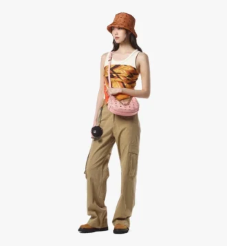 Borsa Hobo Aren Crescent in Visetos Borsa Hobo Aren Crescent in Visetos