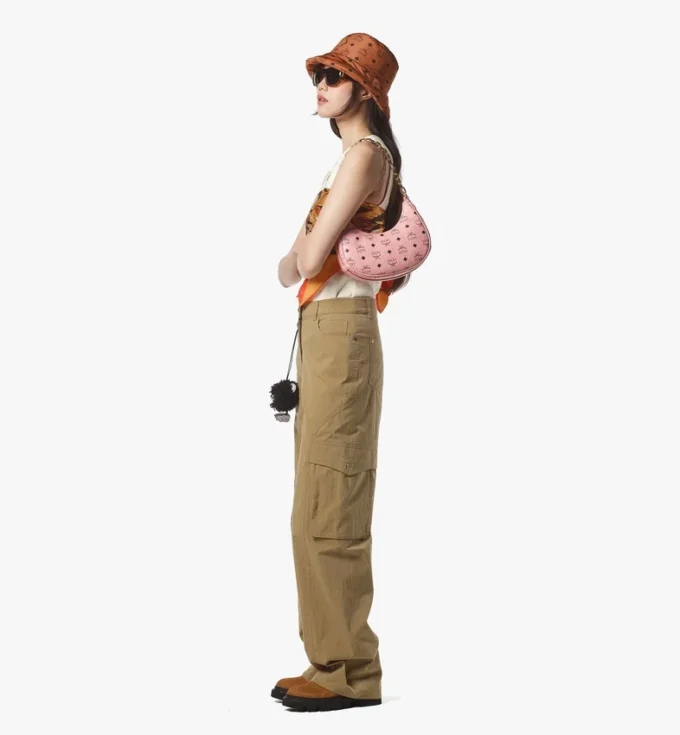 Borsa Hobo Aren Crescent in Visetos Borsa Hobo Aren Crescent in Visetos