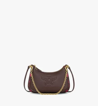 Borsa Hobo Aren Duo in tela Maxi Visetos e pelle di vitello Borsa Hobo Aren Duo in tela Maxi Visetos e pelle di vitello