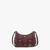 Borsa Hobo Aren Duo in tela Maxi Visetos e pelle di vitello