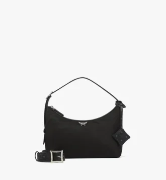 Borsa Hobo Aren in nylon riciclato e pelle con stampa Monogram Borsa Hobo Aren in nylon riciclato e pelle con stampa Monogram