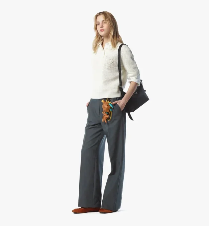 Borsa Hobo Aren in nylon riciclato e pelle con stampa Monogram Borsa Hobo Aren in nylon riciclato e pelle con stampa Monogram