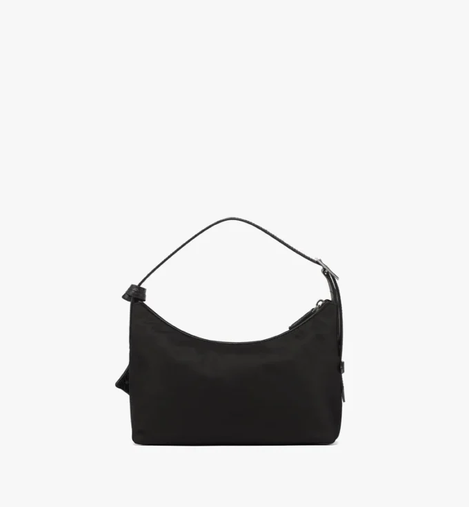 Borsa Hobo Aren in nylon riciclato e pelle con stampa Monogram Borsa Hobo Aren in nylon riciclato e pelle con stampa Monogram