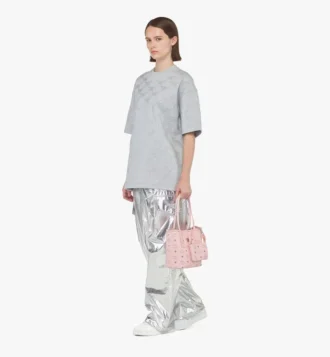 Borsa Liz Shopper reversibile in Visetos