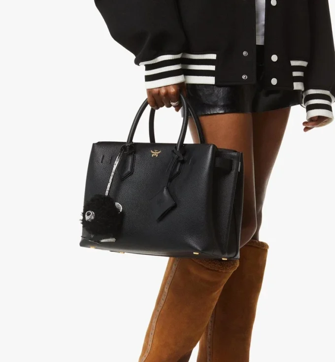 Borsa Milla tote in pelle martellata