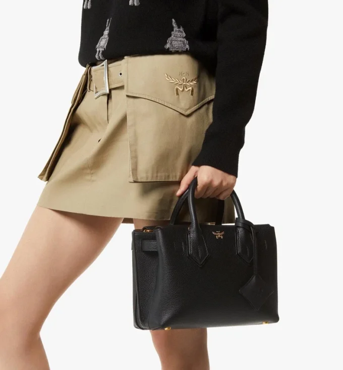 Borsa Milla tote in pelle martellata