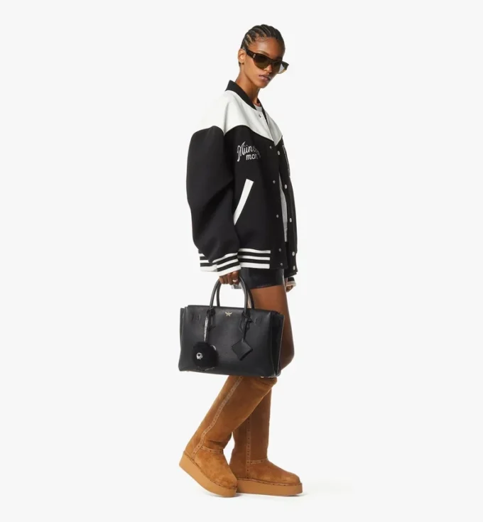 Borsa Milla tote in pelle martellata