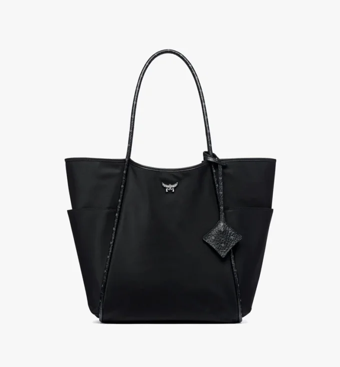 Borsa shopper Aren in Econyl® e pelle Borsa shopper Aren in Econyl® e pelle