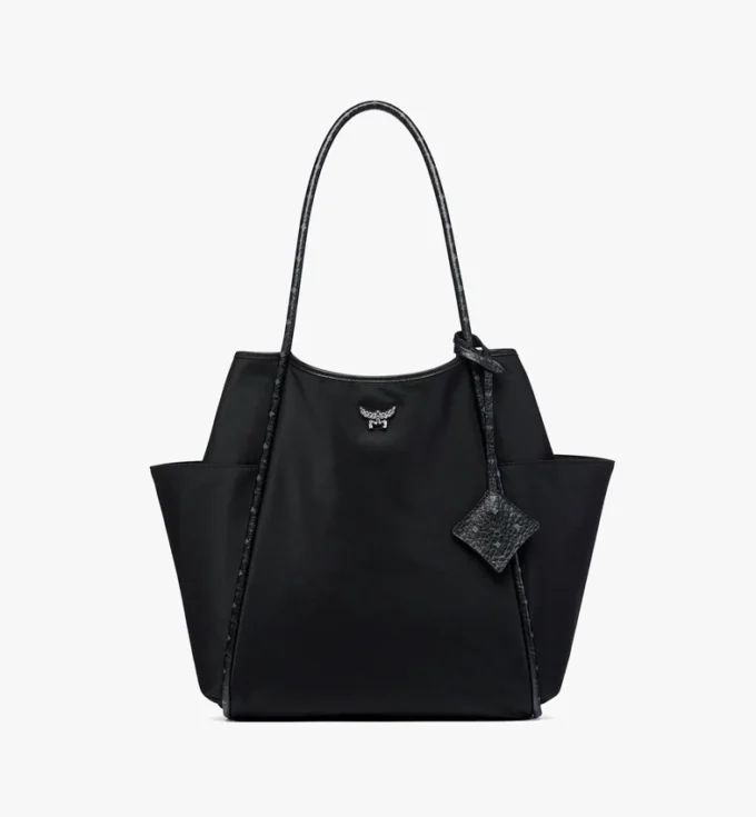Borsa shopper Aren in Econyl® e pelle Borsa shopper Aren in Econyl® e pelle