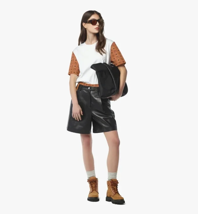Borsa shopper Aren in Econyl® e pelle Borsa shopper Aren in Econyl® e pelle