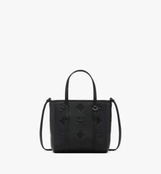 Borsa shopper Toni con chiusura superiore a zip in pelle con motivo Maxi Monogram