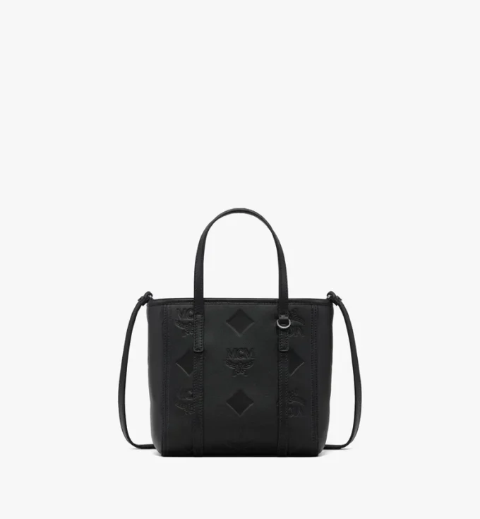 Borsa shopper Toni con chiusura superiore a zip in pelle con motivo Maxi Monogram Borsa shopper Toni con chiusura superiore a zip in pelle con motivo Maxi Monogram