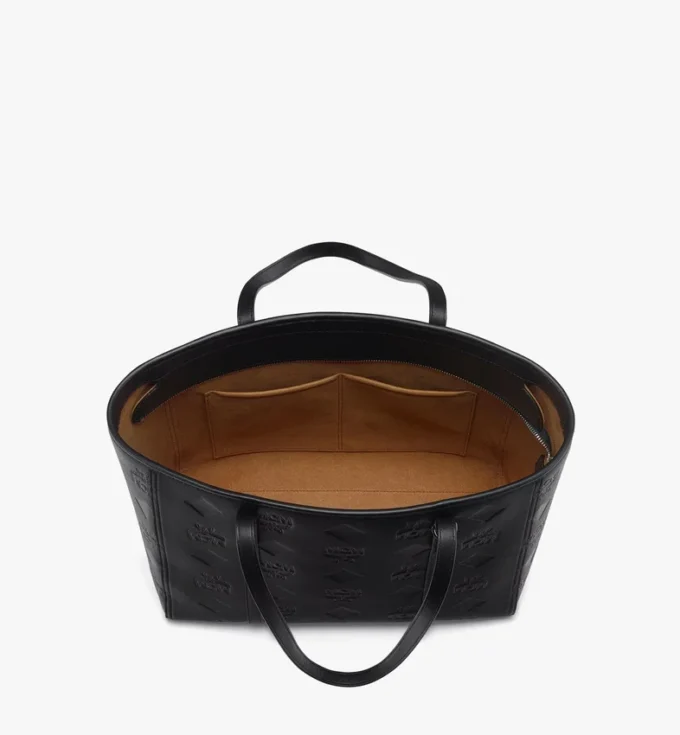 Borsa shopper Toni con chiusura superiore a zip in pelle con motivo Maxi Monogram Borsa shopper Toni con chiusura superiore a zip in pelle con motivo Maxi Monogram
