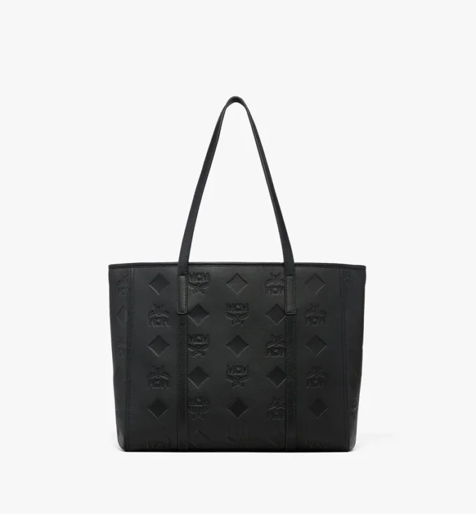 Borsa shopper Toni con chiusura superiore a zip in pelle con motivo Maxi Monogram Borsa shopper Toni con chiusura superiore a zip in pelle con motivo Maxi Monogram