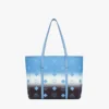 Borsa shopper Toni con chiusura superiore a zip in tela Visetos sfumato