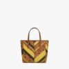 Borsa shopper Toni Top-Zip in tela Visetos Mega Herringbone