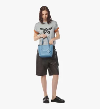Borsa shopping Himmel in pelle con logo goffrato Borsa shopping Himmel in pelle con logo goffrato